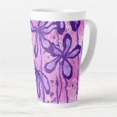 Inkalte Blume Milchtasse (Rechte Ecke)