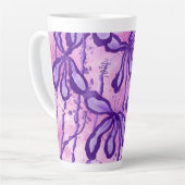 Inkalte Blume Milchtasse (Linke Ecke)