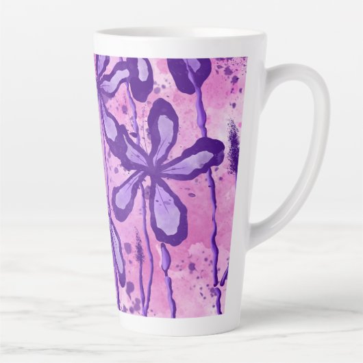 Inkalte Blume Milchtasse (Rechts)