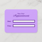 Inkalte Blume Violet Sky Terminkarte (Vorderseite)