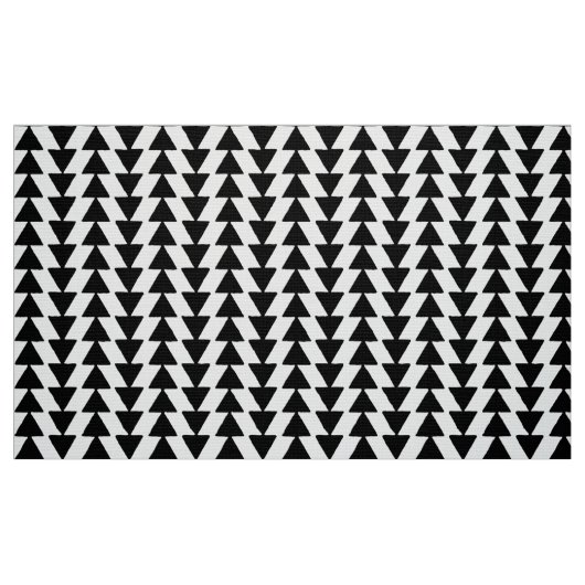 Inkalte Dreiecke - Schwarz und Weiß Stoff (Fat Quarter (45,7 x 55,9 cm))