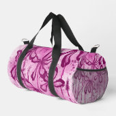 Inkalte Lilien - rosa Duffle Bag (Rechte Ecke)