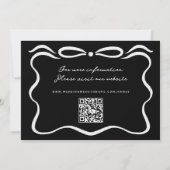 Inkalte Ribbons und Foto aus Bow Save The Date (Rückseite)