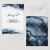 Inkalte schwarze Aquarellfarbe | Gute Karte (Vorne/Hinten)