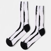 Inkalte Streifen Socken (Linkes Detail)