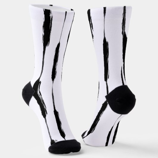 Inkalte Streifen Socken (Gewinkelt)