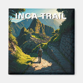 Inkapfad Peru Machu Picchu Wanderung Magnet (Vorne)