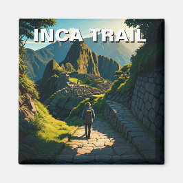 Inkapfad Peru Machu Picchu Wanderung Magnet