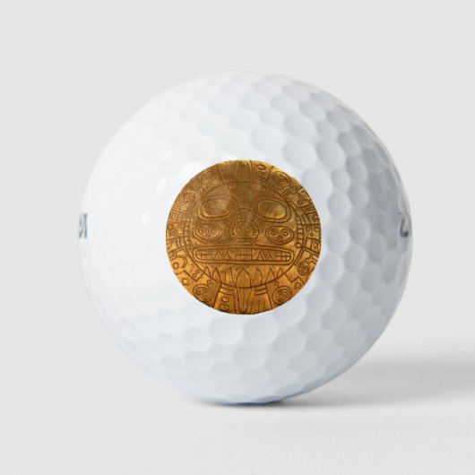 Inkapild Golfball (Vorderseite)