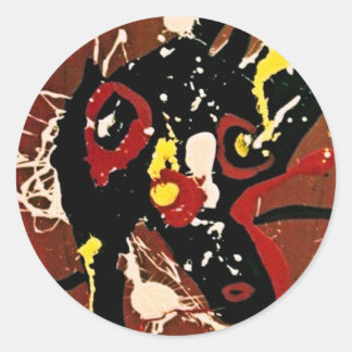 INKBLOT 52 RUNDER AUFKLEBER