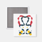 Inkblot Art Magnet (Vorderseite/Rückseite)