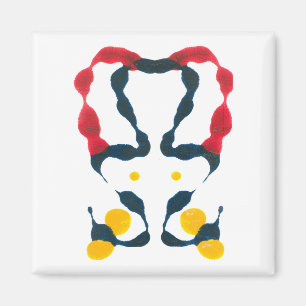 Inkblot Art Magnet