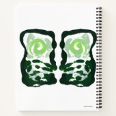 Inkblot Art Notebook Notizblock (Rückseite)
