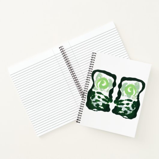 Inkblot Art Notebook Notizblock (Innenseite)