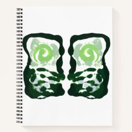 Inkblot Art Notebook Notizblock