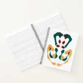 Inkblot Art Notebook Notizblock (Innenseite)