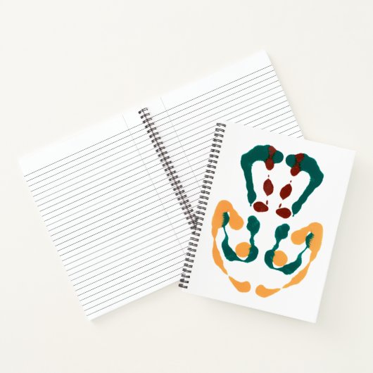 Inkblot Art Notebook Notizblock (Innenseite)