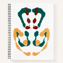 Inkblot Art Notebook Notizblock