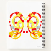Inkblot Art Notebook Notizblock (Rückseite)