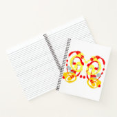 Inkblot Art Notebook Notizblock (Innenseite)