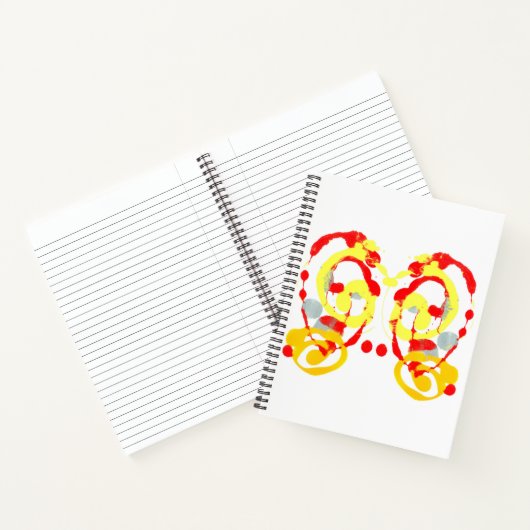 Inkblot Art Notebook Notizblock (Innenseite)