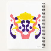 Inkblot Art Notebook Notizblock (Rückseite)