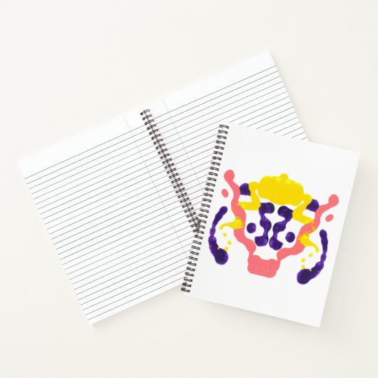 Inkblot Art Notebook Notizblock (Innenseite)