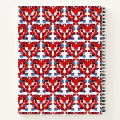 Inkblot Art Notebook Notizblock (Rückseite)