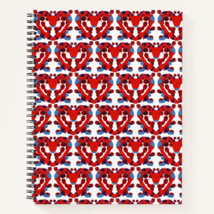 Inkblot Art Notebook Notizblock