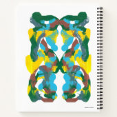 Inkblot Art Notebook Notizblock (Rückseite)