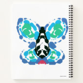 Inkblot Art Notebook Notizblock (Rückseite)