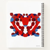 Inkblot Art Notebook Notizblock (Rückseite)