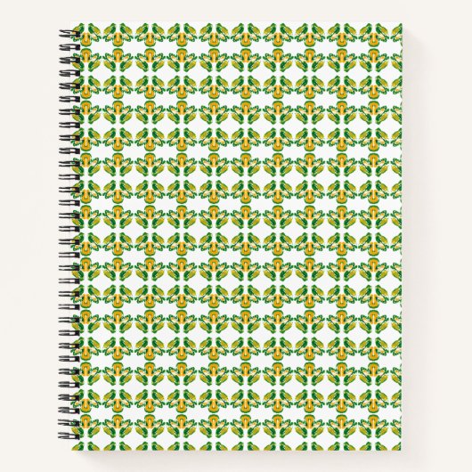 Inkblot Art Notebook Notizblock (Vorderseite)