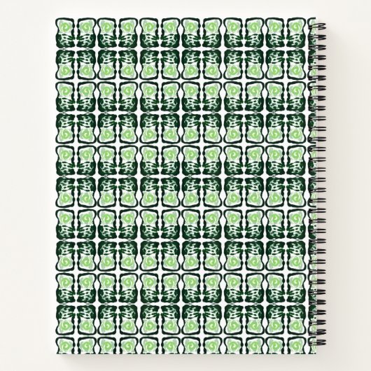 Inkblot Art Notebook Notizblock (Rückseite)