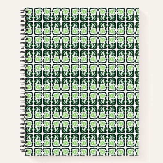 Inkblot Art Notebook Notizblock (Vorderseite)