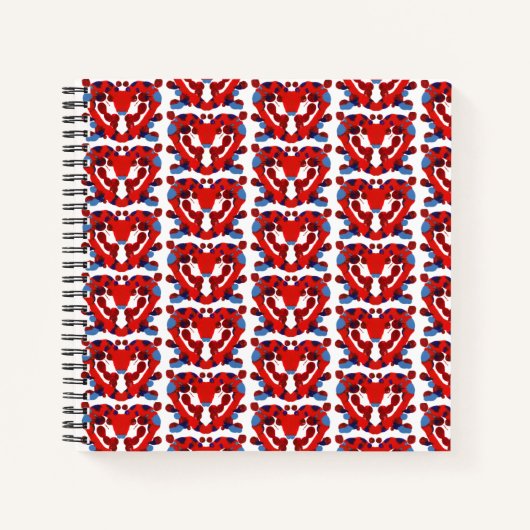 Inkblot Art Notizblock (Vorderseite)