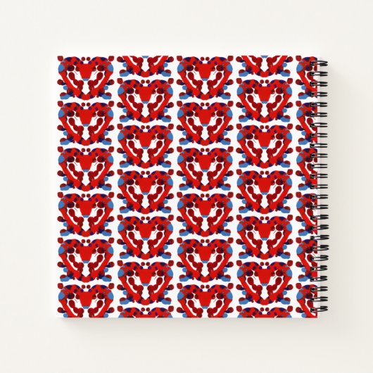 Inkblot Art Notizblock (Rückseite)