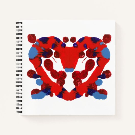 Inkblot Art Notizblock (Vorderseite)