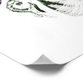 InkBlot - Asymmetrie 2 Poster (Ecke)