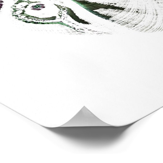 InkBlot - Asymmetrie 2 Poster (Ecke)