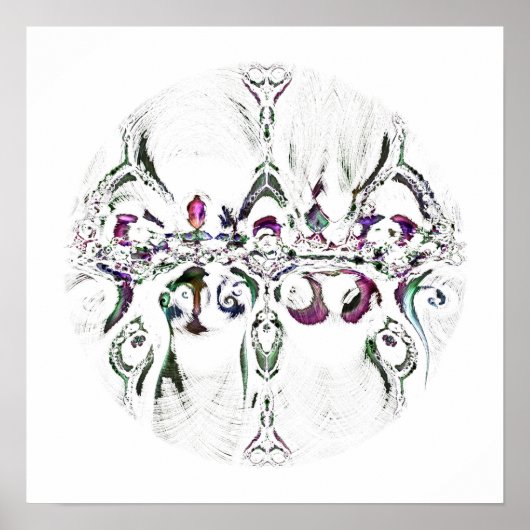 InkBlot - Asymmetrie 2 Poster (Vorne)