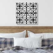 Inkblot Leinwanddruck (Insitu (Schlafzimmer))