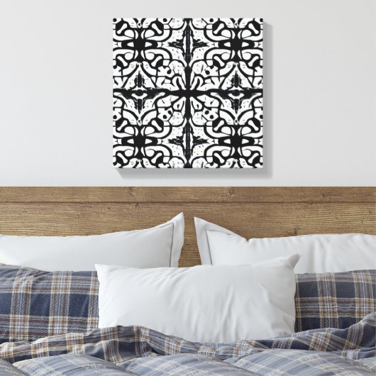 Inkblot Leinwanddruck (Insitu (Schlafzimmer))