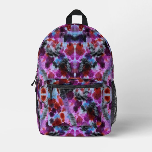 Inkblot of the Purpinklue Bedruckter Rucksack (Vorderseite)