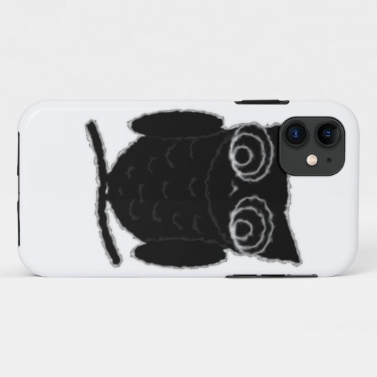 Inkblot Owl Case-Mate iPhone Hülle (Rückseite (Horizontal))