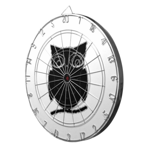 Inkblot Owl Dartscheibe (Vorderseite rechts)