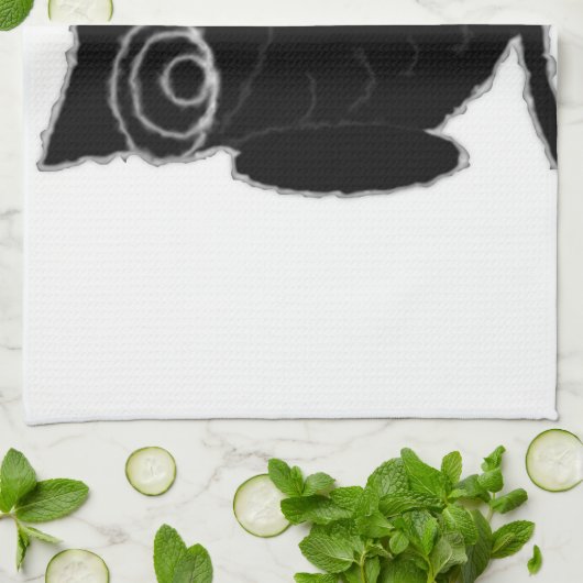 Inkblot Owl Geschirrtuch (Gefaltet)