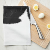 Inkblot Owl Geschirrtuch (Viertel Falte)