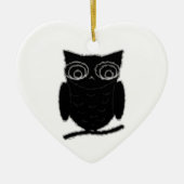 Inkblot Owl Keramikornament (Vorne)