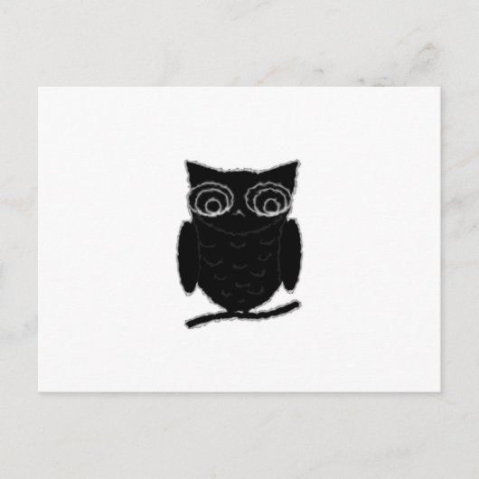 Inkblot Owl Postkarte (Vorderseite)